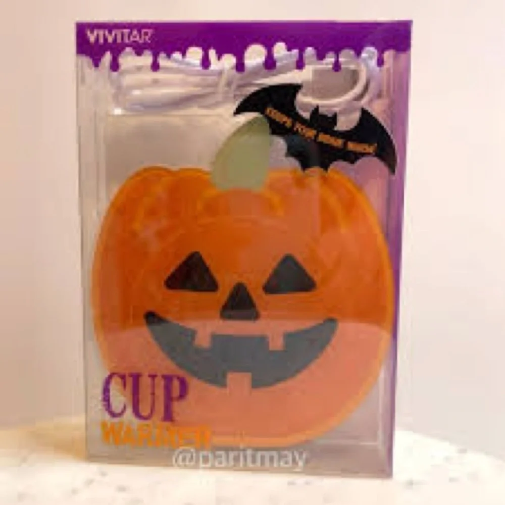 ✨NEW🎃Target Bullseye Playground Halloween Pumpkin Cup Warmer